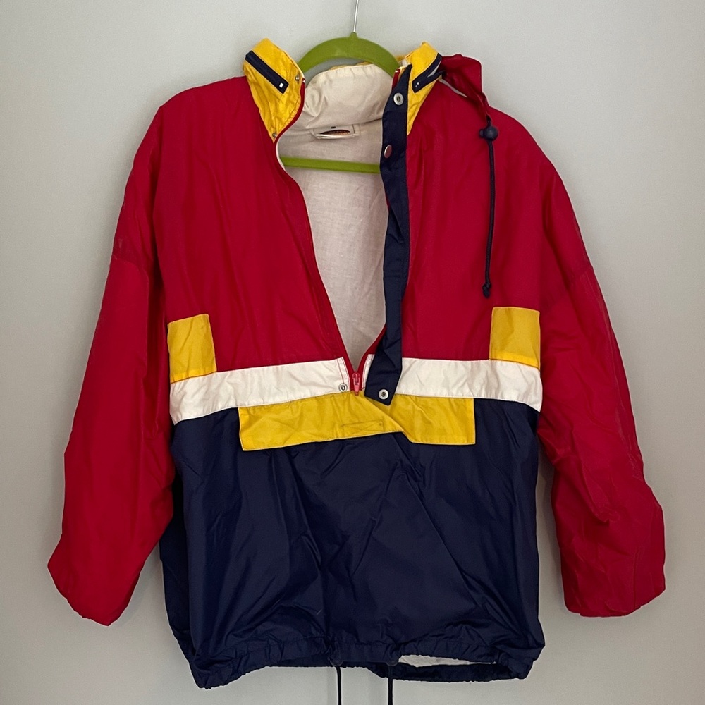 Vintage Colorblock Windbreaker